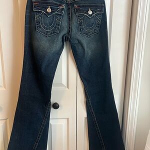 True Religion Dark Blue Flare Jeans